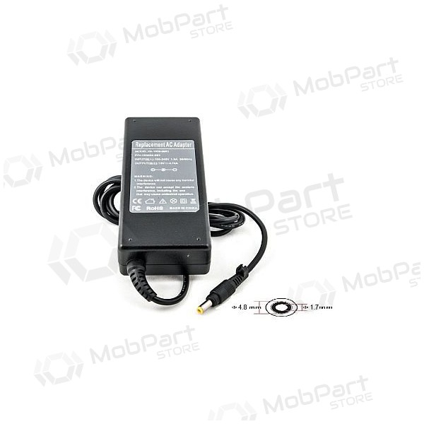 HP 90W: 19V, 4.74A bærbar lader HP 90W: 19V, 4.74A bærbar lader
