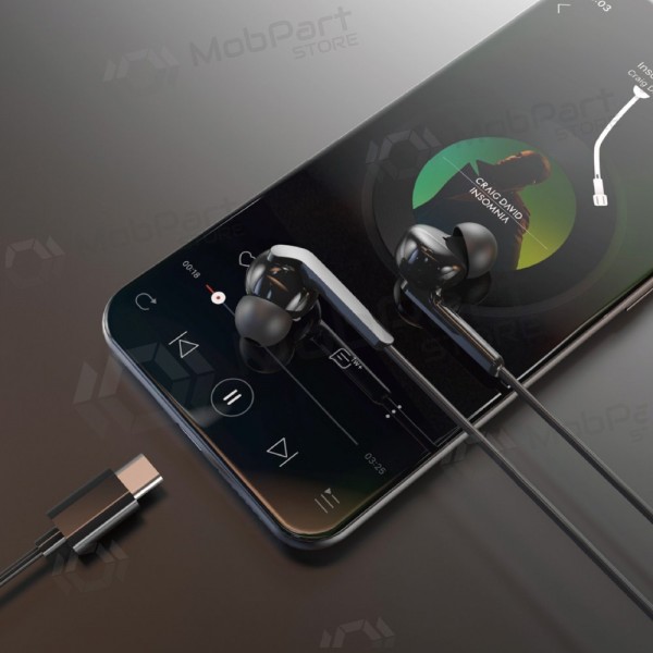 USB-C hodetelefoner Dudao X3C+ svarte
