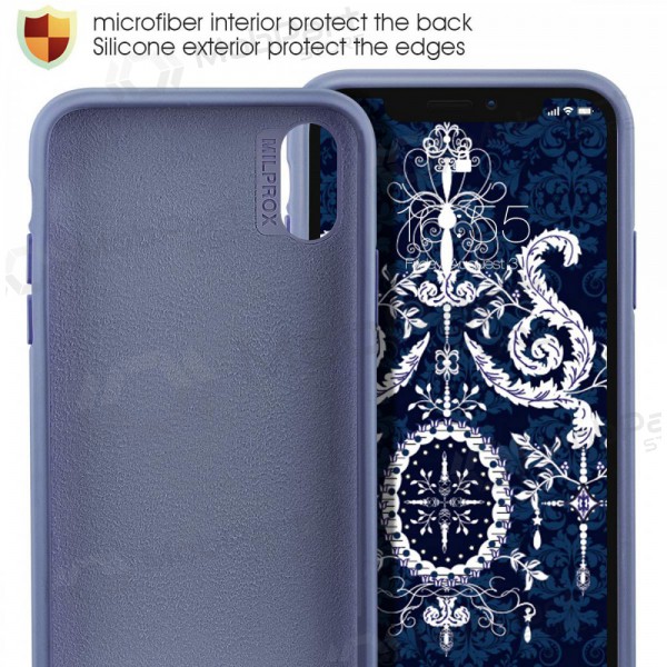 Apple iPhone 11 Pro deksel - Liquid Silicone 2.0mm (lavendelgrå)