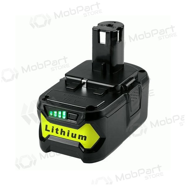 Batteri Ryobi ONE+ RB18L40 / P108 for 18V verktøy 4Ah Li-ion med ladeindikator (erstatning)