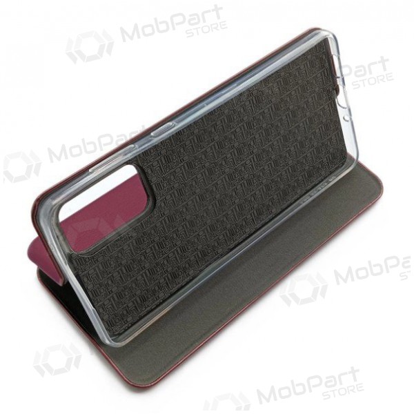 Samsung S906 Galaxy S22 Plus 5G deksel - Book Elegance (burgunder)