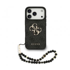 Apple iPhone 17 Pro deksel - Guess PU 4G Metal Logo Strap