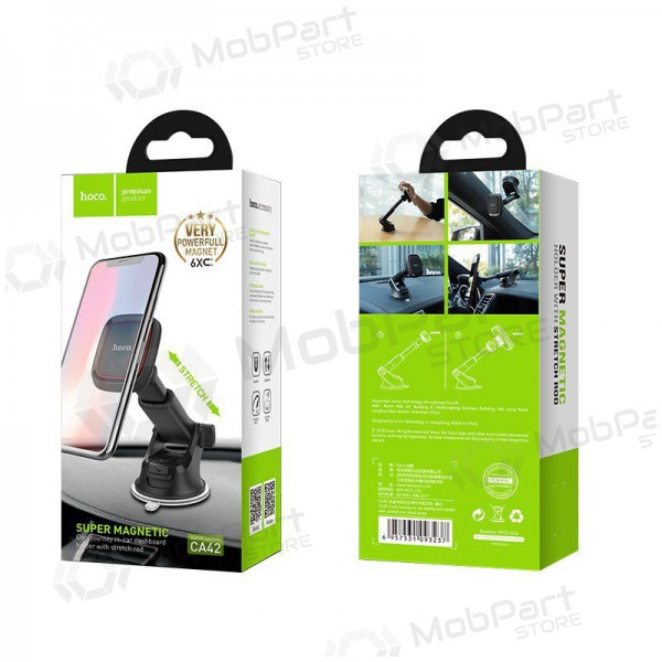 Mobilholder Hoco CA42 Cool Journey, tvirtinamas ant prietaisų skydelio, magnetinis