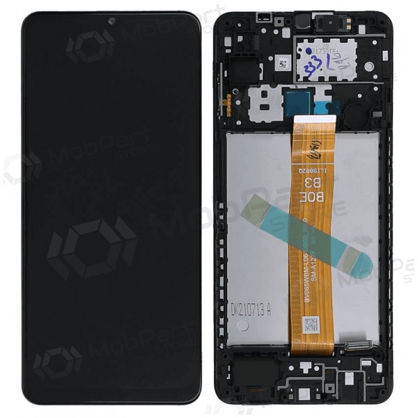 Samsung Galaxy A12s skjerm (svart) (med ramme) (Premium) Samsung Galaxy A12s skjerm (svart) (med ramme) (Premium)
