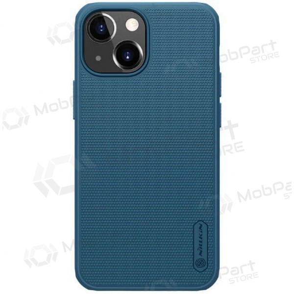 Apple iPhone 15 Plus deksel „Nillkin Frosted Shield“ (blå) Apple iPhone 15 Plus deksel „Nillkin Frosted Shield“ (blå)