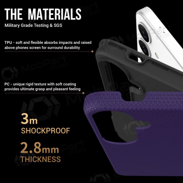 Deksel / etui Perfectionists Triangle Case Samsung A266 A26 5G lilla Deksel / etui Perfectionists Triangle Case Samsung A266 A26 5G lilla