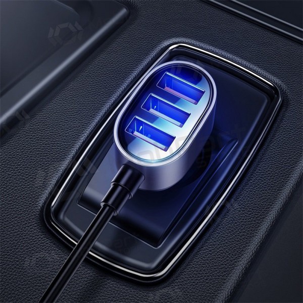 Lader automobilinis Joyroom JR-CL03 5xUSB 6.2A (svart)