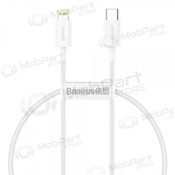 Kabel Baseus Superior Type-C - Lightning PD 20W 0.25m (hvit) CATLYS-02