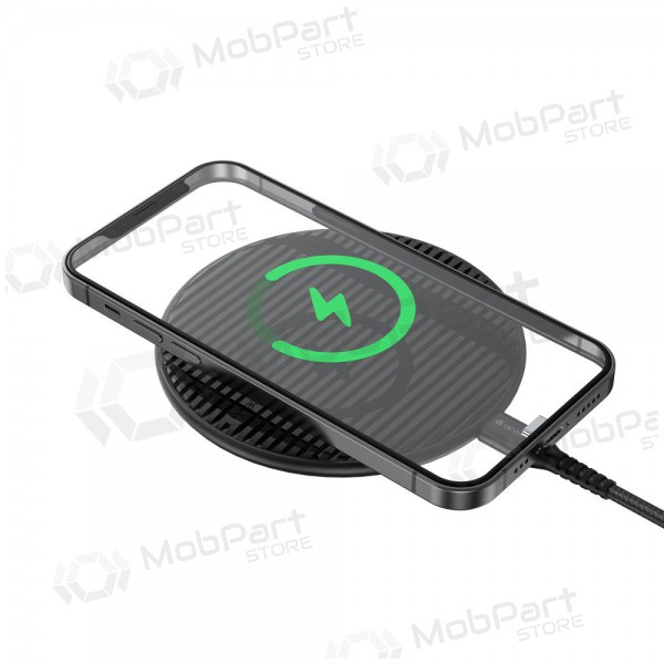 Trådløs lader Devia Aurora Ultra-Slim 15W (svart)