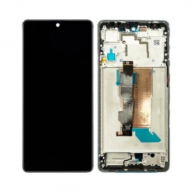 Ekranas Xiaomi Poco F5 5G su lietimui jautriu stikliuku og rėmeliu Blue OLED
