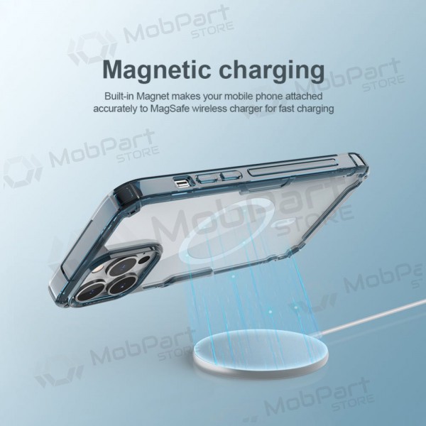 Apple iPhone 14 Plus deksel „Nillkin Nature Magnetic“ (hvit) Apple iPhone 14 Plus deksel „Nillkin Nature Magnetic“ (hvit)
