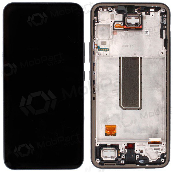 Samsung Galaxy A34 skjerm (Graphite) (med ramme) (OLED) Samsung Galaxy A34 skjerm (Graphite) (med ramme) (OLED)