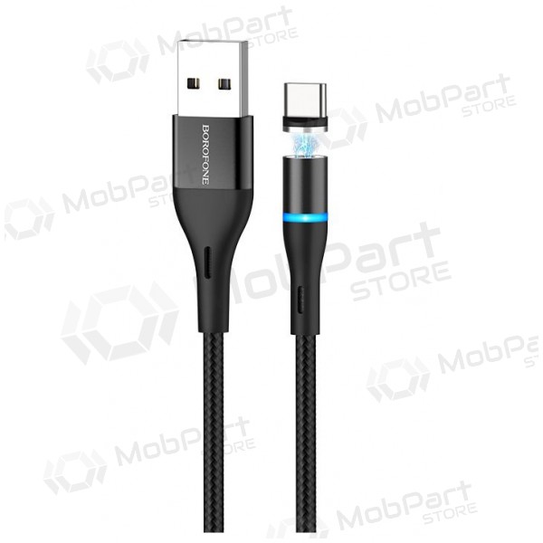 USB kabel Borofone BU16 Skill Magnetic Type-C 1.0m (svart)