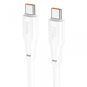 USB kabel Hoco X93 60W USB-C to USB-C 2.0m hvit