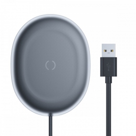 Lader trådløs Baseus Jelly (15W) WXGD-01 (svart)