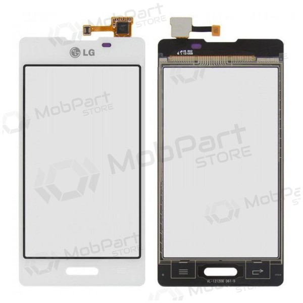 LG E460 (L5-2) berøringssensitivt glass (hvit)