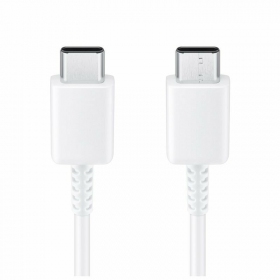 USB kabel original Samsung EP-DA705BWE 25W 3A Type-C-Type-C 1.0m hvit