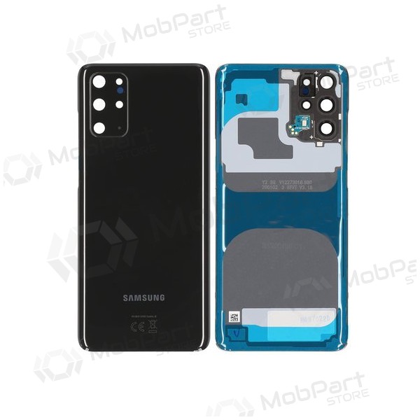 Samsung G985 / G986 Galaxy S20 Plus bakside svart (Cosmic Black) (brukt grade A, original)