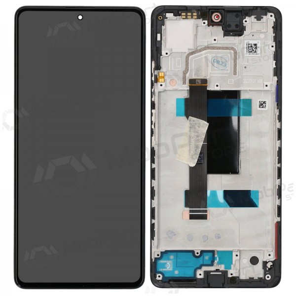 Xiaomi Redmi Note 12 Pro 5G / Poco X5 Pro 5G skjerm (svart) (med ramme) (original) Xiaomi Redmi Note 12 Pro 5G / Poco X5 Pro 5G skjerm (svart) (med ramme) (original)