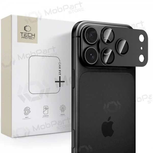 Apple iPhone 18 Pro kamerabeskyttelse - Tech-Protect CamFull Fit+ (svart)