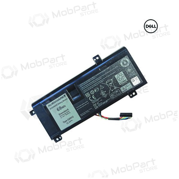 DELL 8X70T, 6216mAh bærbar batteri - PREMIUM DELL 8X70T, 6216mAh bærbar batteri - PREMIUM