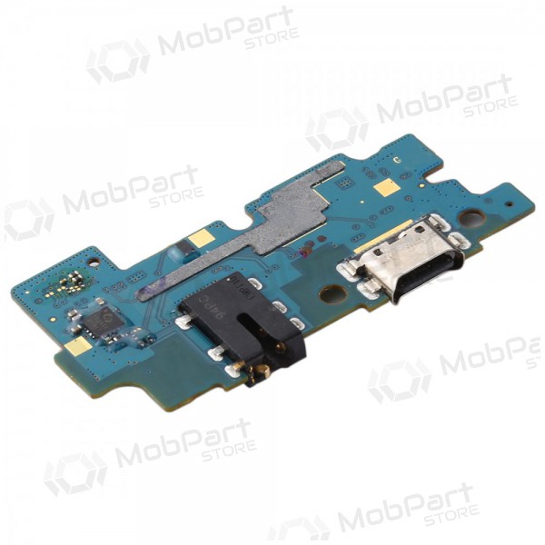 Samsung A205 Galaxy A20 2019 ladekontakt og mikrofon med flex (service pack) (original)