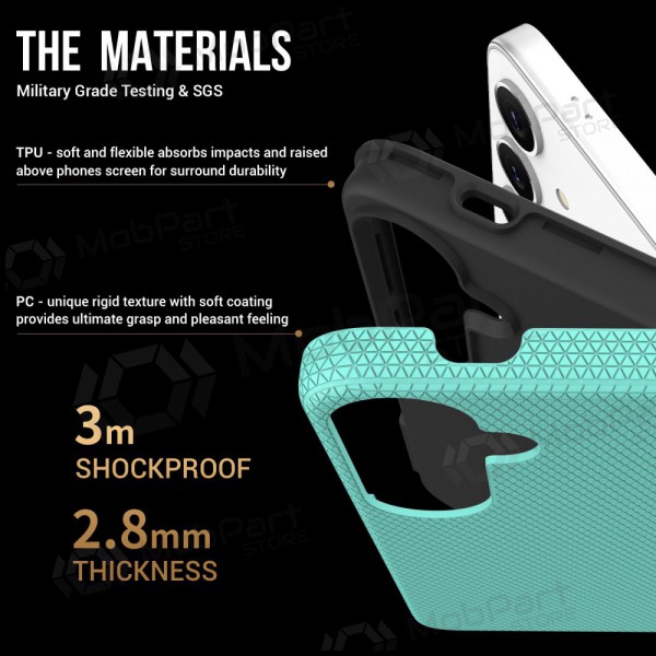 Deksel / etui Perfectionists Triangle Case Samsung S721 S24 FE grønn Deksel / etui Perfectionists Triangle Case Samsung S721 S24 FE grønn
