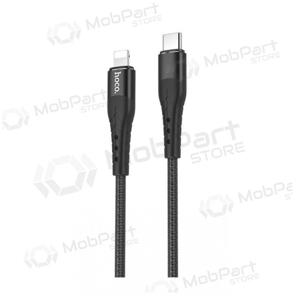 USB kabel Hoco U64 PD Type-C - Lightning (svart)