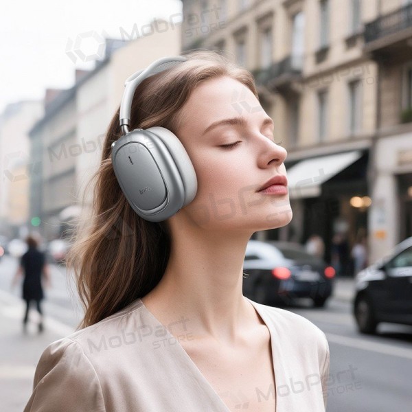 Trådløse hodetelefoner med mikrofon Hoco W68 ANC Bluetooth svart