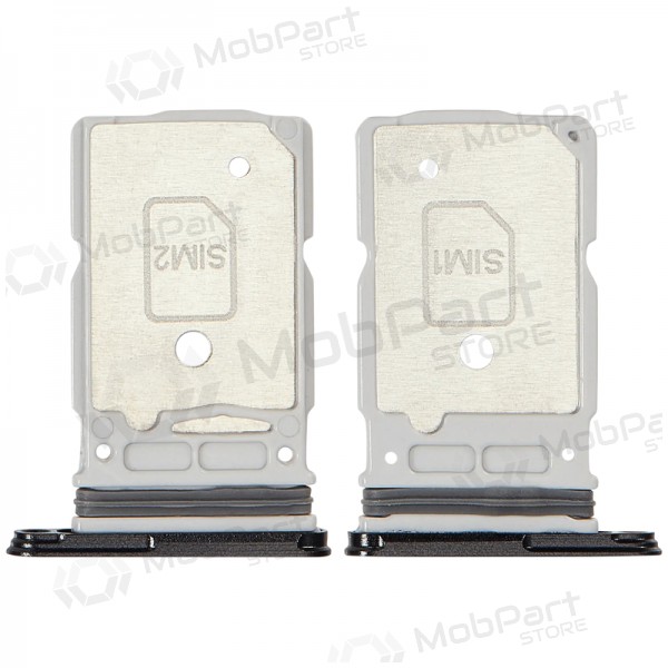 Samsung Galaxy S25 Ultra Dual SIM kortholder (svart) (original)