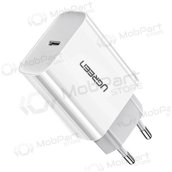 Lader buitinis Ugreen CD137 USB-C 20W 3A hvit
