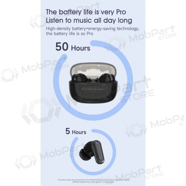 Trådløse hodetelefoner med mikrofon Dudao U8Pro Bluetooth USB-C svart