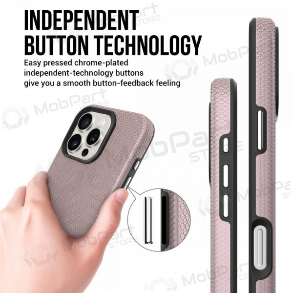 Apple iPhone 17 Pro Max, 18 Pro Max deksel - Perfectionists (rose gull)