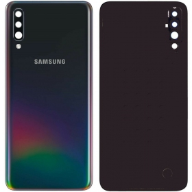 Samsung A505 Galaxy A50 2019 bakside (svart) (brukt grade C, original)