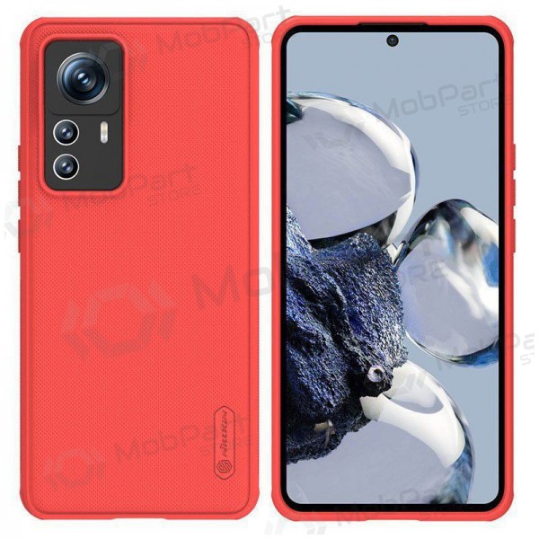Xiaomi Redmi Note 12 / Note 12 4G deksel „Nillkin Frosted Shield“ (rød) Xiaomi Redmi Note 12 / Note 12 4G deksel „Nillkin Frosted Shield“ (rød)
