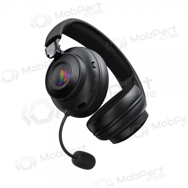 Trådløse hodetelefoner Acefast H15 Gaming over-ear med mikrofon USB-C svart