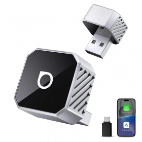 Trådløs CarPlay/Android Auto-adapter Ottocast Mini Cube sølv CP88-T3