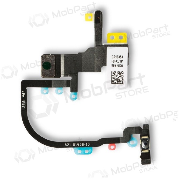 Apple iPhone XS / XS Max on / off låseknapp flex kabel-kontakt
