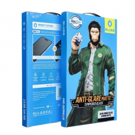 LCD apsauginis stikliukas 5D Mr. Monkey Glass (Strong Matte) Apple iPhone 12 Pro Max svart