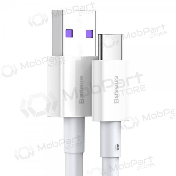 USB kabel Baseus Superior iš USB į Type-C 66W 2.0m hvit CATYS-A02