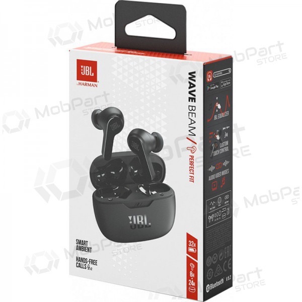 Belaidės ausinės JBL Wave Beam TWS