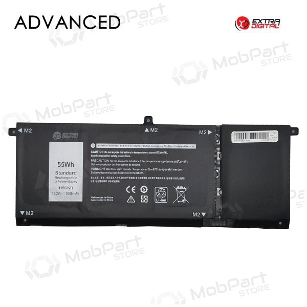 DELL H5CKD, 3600mAh bærbar batteri, Advanced DELL H5CKD, 3600mAh bærbar batteri, Advanced