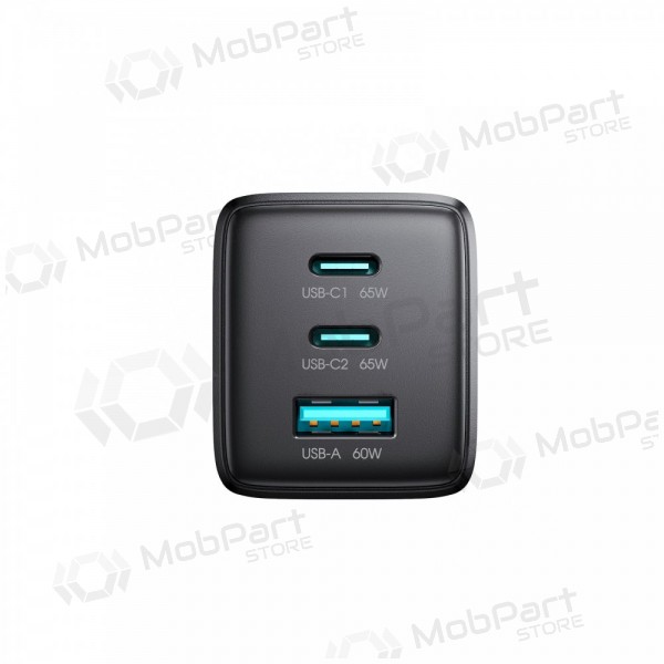 Telefonlader Hoco N66 35 W GaN USB-C + USB-A med Lightning-kabel 1 m hvit