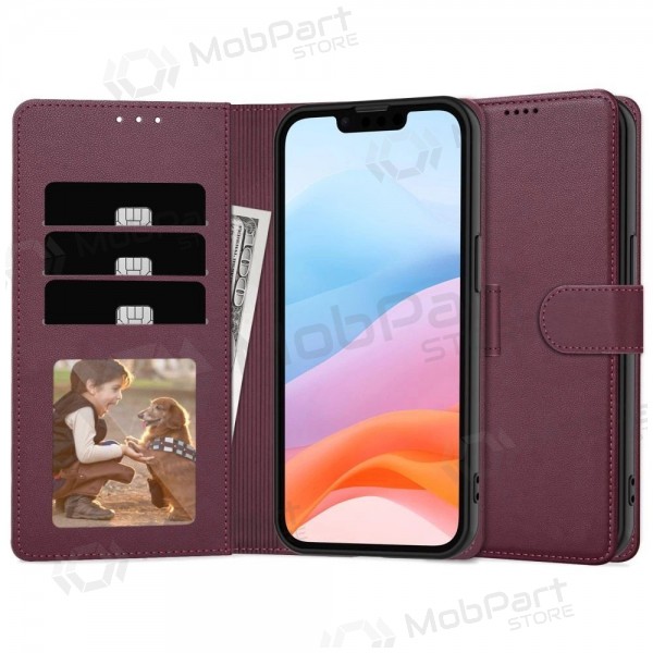 Samsung Galaxy S26 Ultra deksel - Fancy Wallet (burgunder)