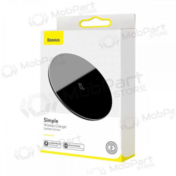 Lader trådløs Baseus Simple Type-C (15W) WXJK-B01 (svart)