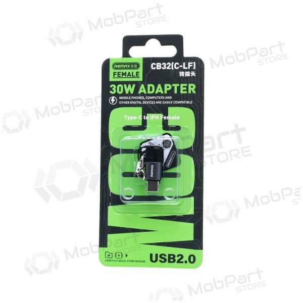 Adapter Remax CB32 USB-C til Lightning USB 2.0