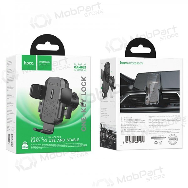 Mobilholder Hoco H64 (air vent) svart