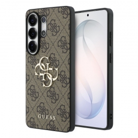 Samsung Galaxy S26 Ultra deksel - Guess PU 4G Metal Logo (grå)