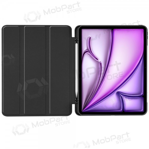 Apple iPad Air 13 M2 2024, M3 2025, M4 2026 deksel -Tech-Protect SmartCase Pen Holder- (svart)
