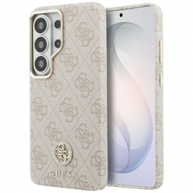 Samsung Galaxy S26 Ultra deksel - Guess PU Leather 4G Strass Logo Gold Frame Magnetic